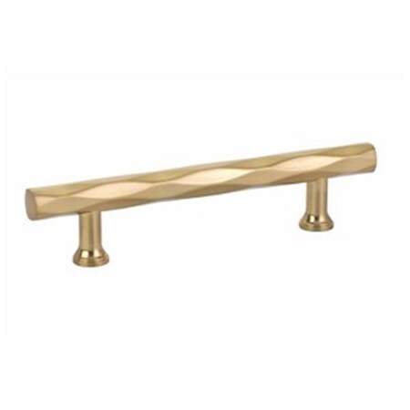 Patioplus 5 in. Center to Center Tribeca Cabinet Pull, Satin Brass PA3239539
